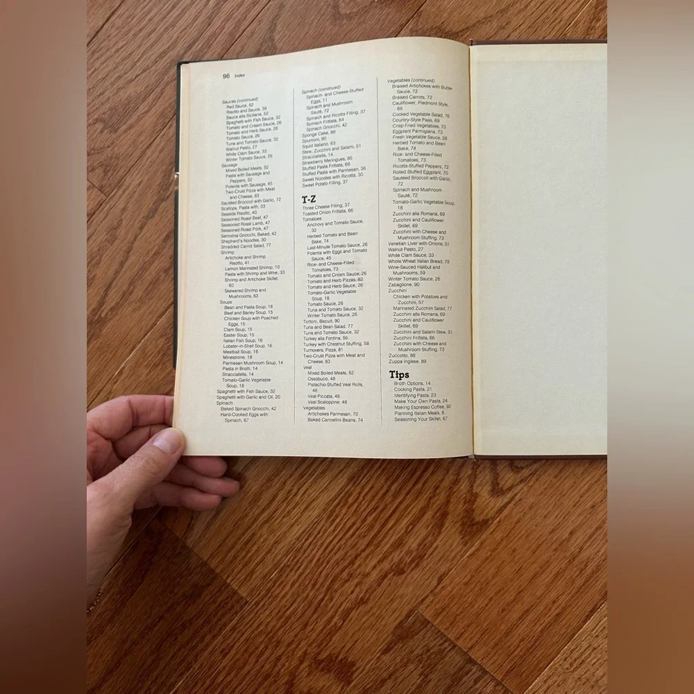 Better Homes And Gardens Italian Cookbook - Black Cover